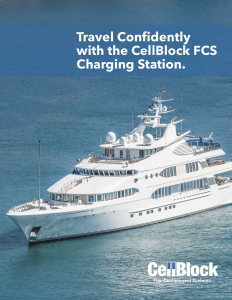 CellBlock Charging Station information brochure.