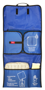 The Wall-Mounted LIBIK kit for lithium-ion battery fire suppression.