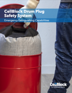 Battery Fire Suppression Drum Plug Brochure