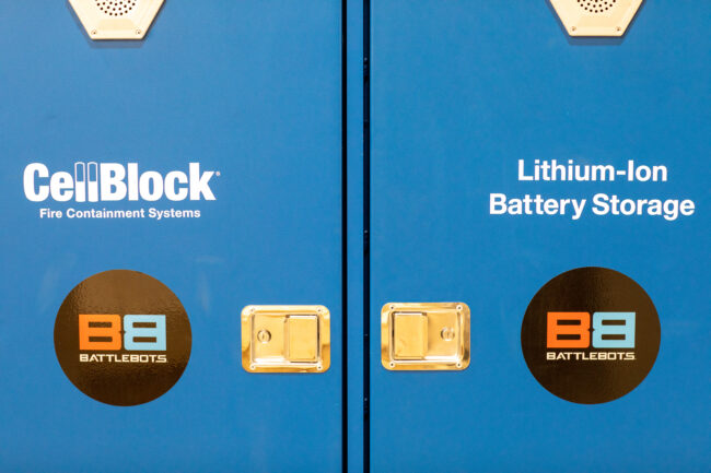 CellBlock Battery Cabinet for BattleBots