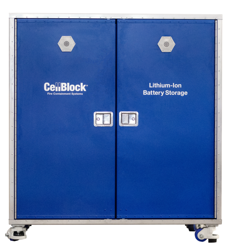 CellBlock Battery Fire Cabinets - Store lithium-ion batteries safely