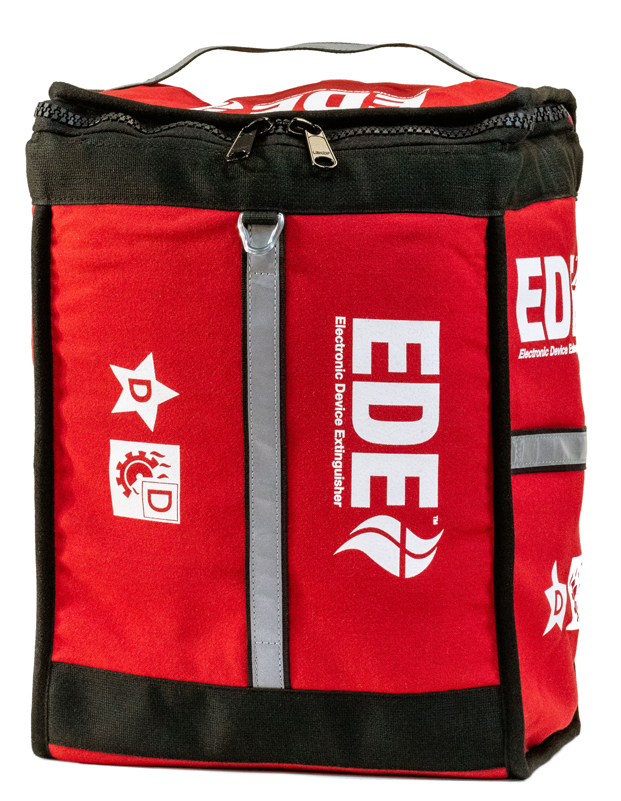 EDE lithium-ion battery extinguisher