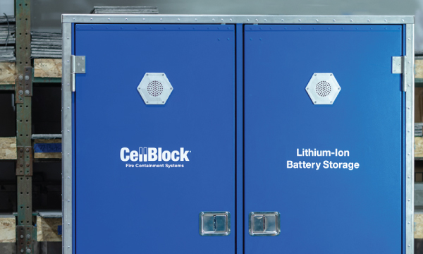 Large li-ion battery cabinet