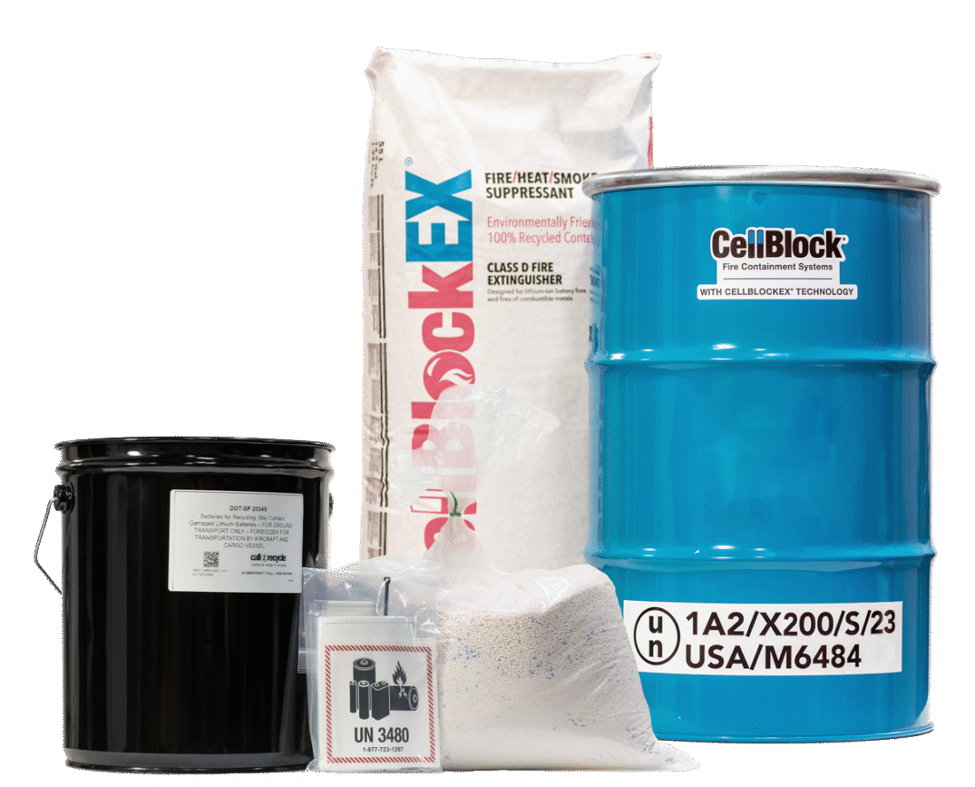 DOT Special Permit drums for lithium batteries